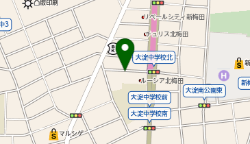 リパーク大淀中2丁目第2の地図画像