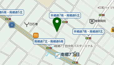 リパーク札幌南郷通6丁目北の地図画像