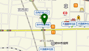 リパーク府中宮西町2丁目の地図画像