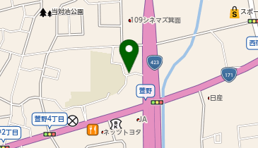 リパーク箕面萱野2丁目の地図画像