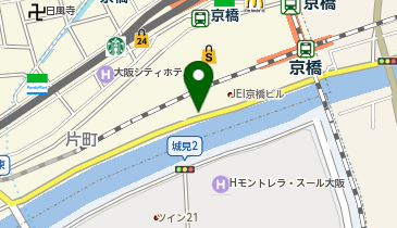 リパークヴィアイン大阪京橋の地図画像