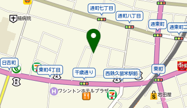 リパーク久留米東町第13の地図画像