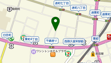 リパーク久留米東町第14の地図画像