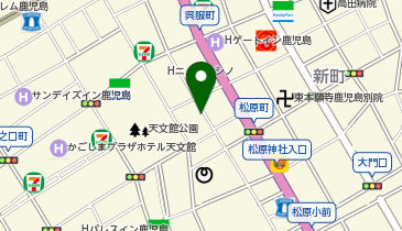 リパーク鹿児島千日町の地図画像