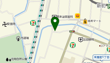 熊本小沢町の地図画像