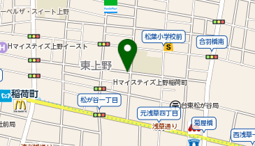 リパーク松が谷1丁目第5の地図画像