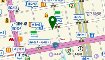 リパーク札幌南3西2の地図画像