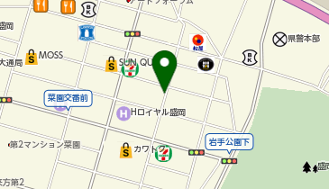 リパーク盛岡菜園1丁目第5の地図画像