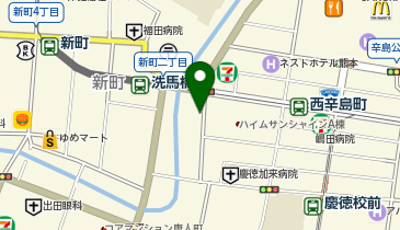 リパーク熊本船場町下第2の地図画像