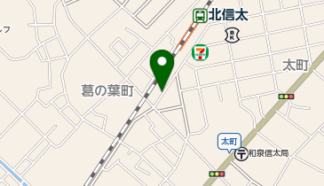 リパーク北信太駅前第2の地図画像