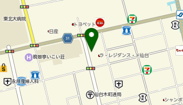 リパーク仙台二日町第9の地図画像