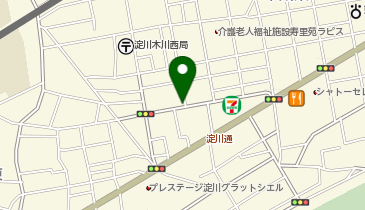 リパーク木川西2丁目第2の地図画像