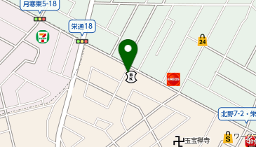 札幌北野7条1丁目の地図画像