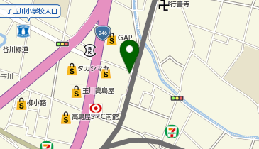 リパーク二子玉川駅北の地図画像