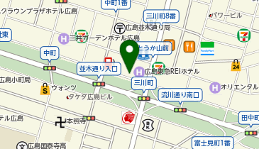 リパーク広島三川町第6の地図画像