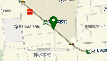 BLUEMAP 熊本市南区 2023年01 YKKAP(株)熊本支店」(熊本市中央区--〒860-0832)の地図/アクセス
