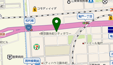 亀戸1丁目第4の地図画像