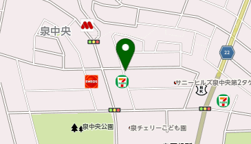 リパーク仙台泉中央2丁目の地図画像