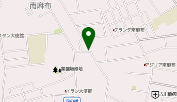 ポスパーク南麻布の地図画像