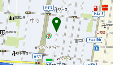 リパーク谷町9丁目第2の地図画像