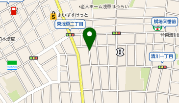 台東区清川1丁目第2の地図画像