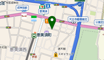 リパーク恵美須東1丁目第5の地図画像