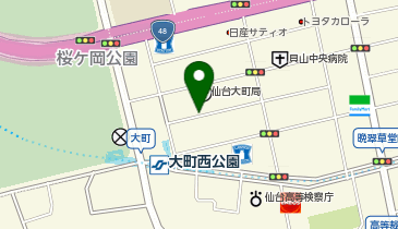 リパーク仙台大町2丁目第8の地図画像