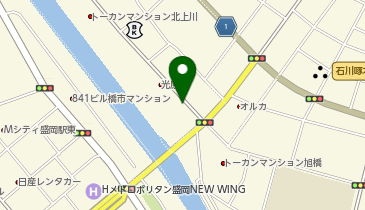 リパーク北日本銀行材木町支店の地図画像