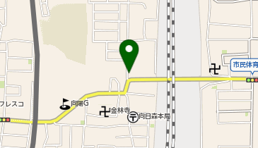 リパーク向日市森本町の地図画像