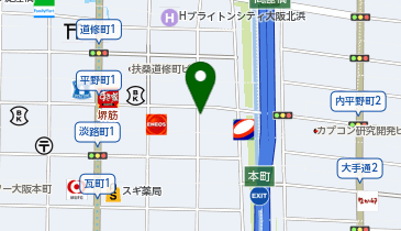 リパーク平野町1丁目第2の地図画像