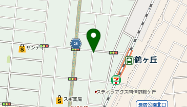 リパーク鶴ヶ丘駅前第2の地図画像