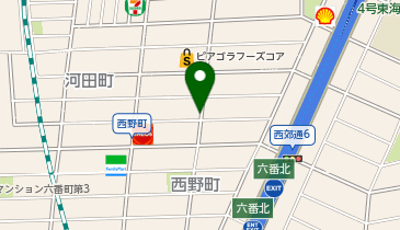 リパーク西野町1丁目の地図画像