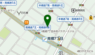 リパーク札幌南郷通7丁目北の地図画像
