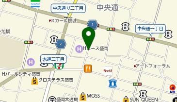 リパーク盛岡中央通2丁目第3の地図画像