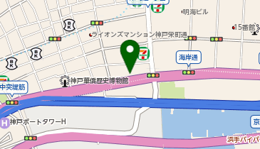 リパーク神戸海岸通1丁目の地図画像