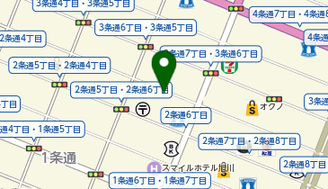 リパーク旭川2条通6丁目第3の地図画像