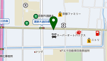 A PIT オートバックス京都四条駐車場の地図画像
