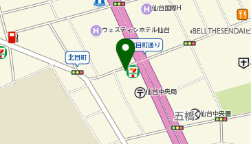 リパーク仙台北目町第2の地図画像