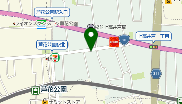 リパーク上高井戸1丁目第5の地図画像