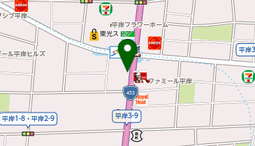 リパーク札幌平岸駅前の地図画像