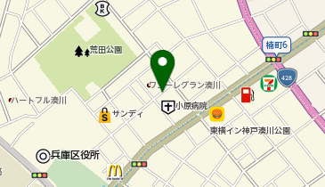 リパーク兵庫荒田町1丁目の地図画像