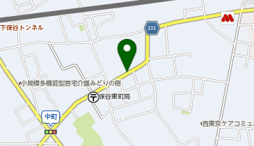 西東京市東町2丁目の地図画像