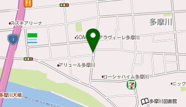 リパーク多摩川2丁目第2の地図画像