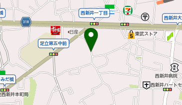 西新井本町1丁目第6の地図画像