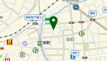 リパーク千葉栄町第15の地図画像