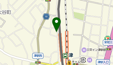 リパーク津駅西第2の地図画像