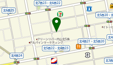 リパーク札幌北5西22の地図画像