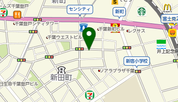 リパーク千葉新田町第6の地図画像