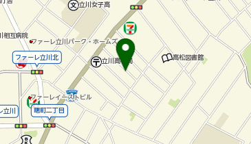 リパーク立川高松町3丁目第2の地図画像