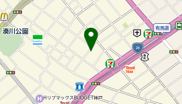 リパーク神戸福原町第6の地図画像